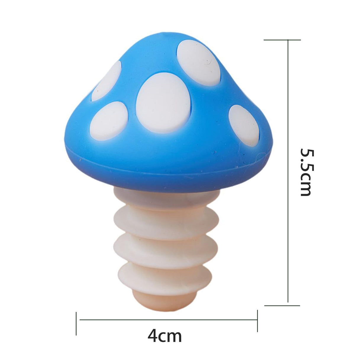 Silicone Bottle Stoppers for Wine and Fizzy Drinks, Seven Colours - Image 6
