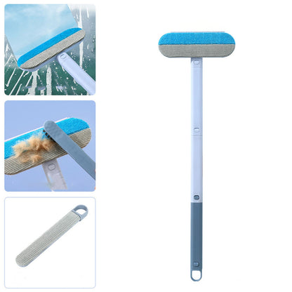 Three-in-One Window Cleaning Kit with Squeegee, Scraper and Brush, 23 to 59 Inch Pole - Image 5