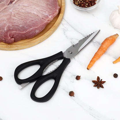 Kitchen Shears with Bottle Opener and Can Lifter, 8.75 Inch Stainless Steel - Image 4