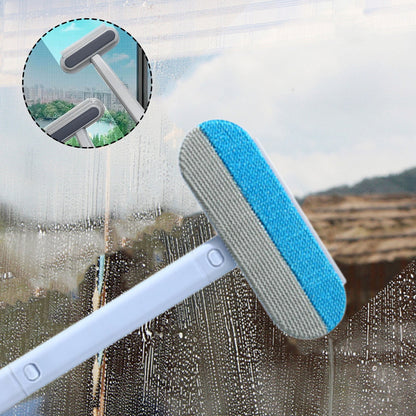 Three-in-One Window Cleaning Kit with Squeegee, Scraper and Brush, 23 to 59 Inch Pole - Image 4