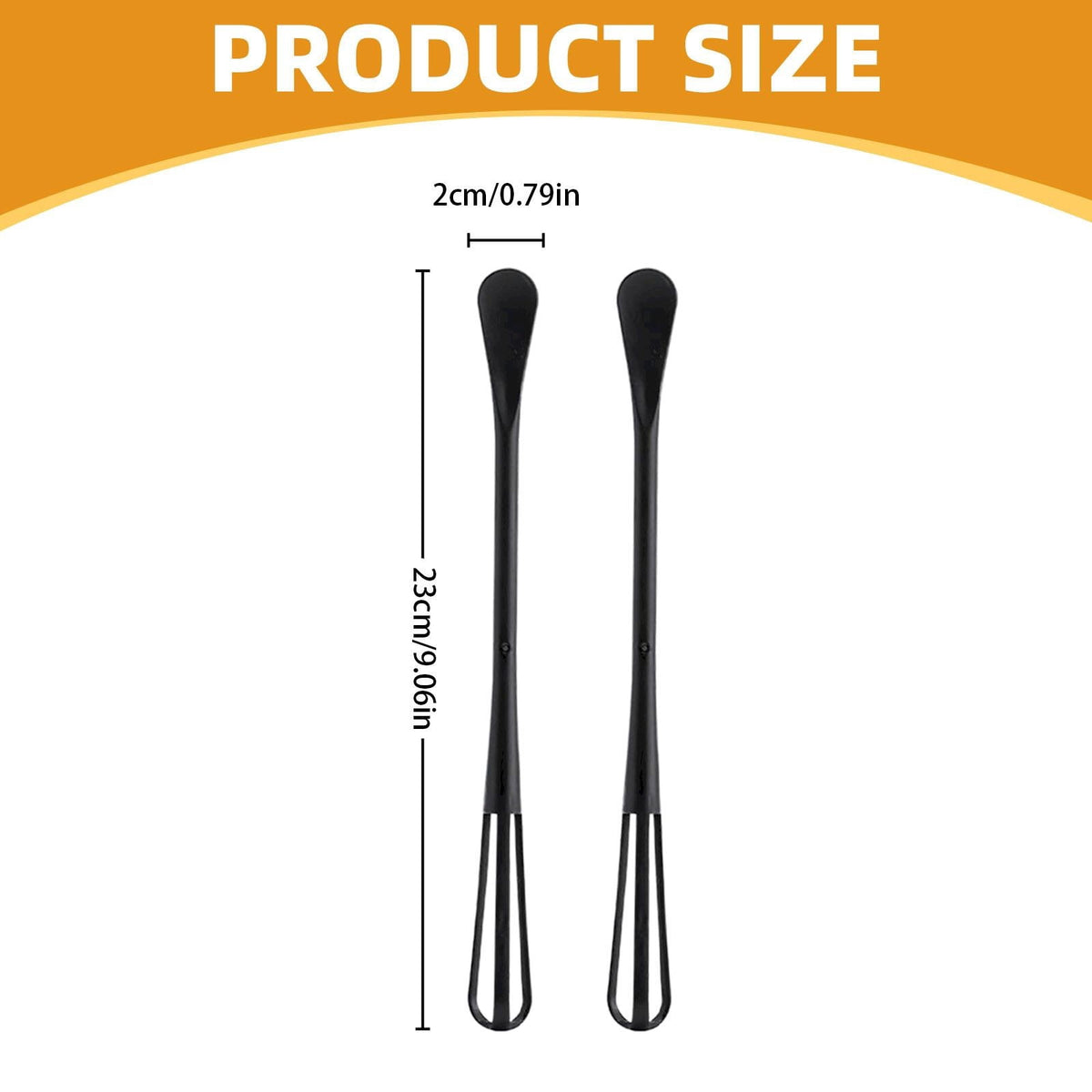 Mini Whisk and Seasoning Spoon, 9.05 Inch, 2 Piece Set - Image 3