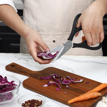 Kitchen Shears with Bottle Opener and Can Lifter, 8.75 Inch Stainless Steel - Image 5