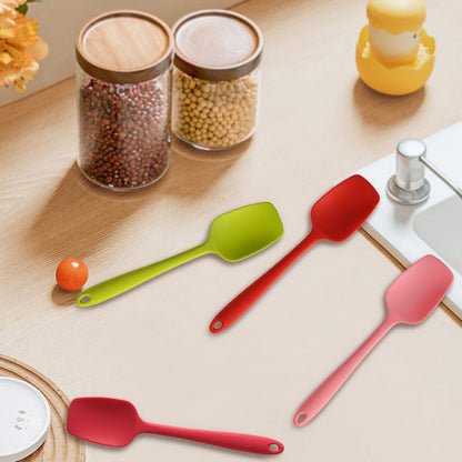 Silicone Spoon Spatula Set of 4, 8 Inch Seamless One-Piece Design - Image 5