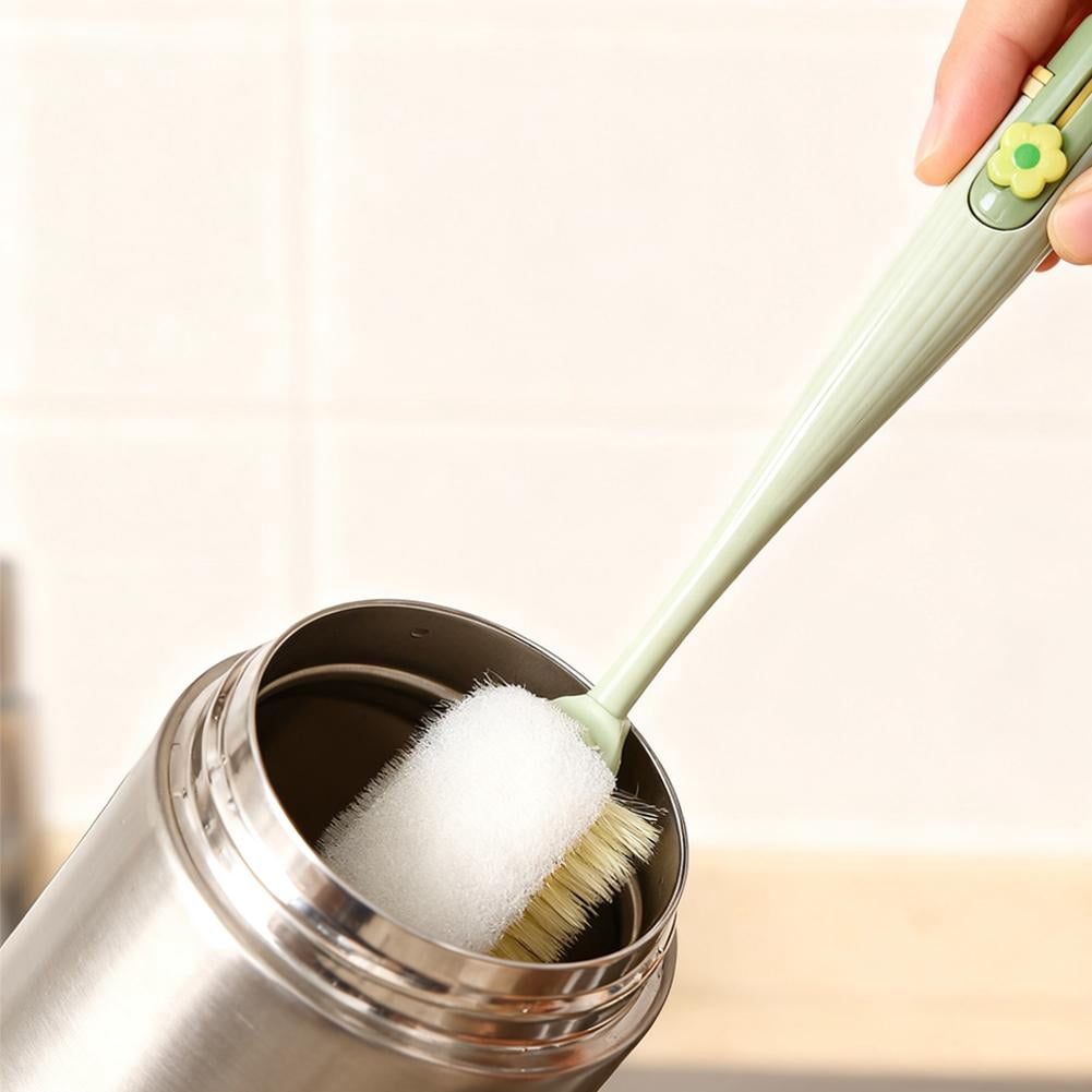 Five-in-One Bottle Cleaning Brush with Straw and Lid Tools - Image 2