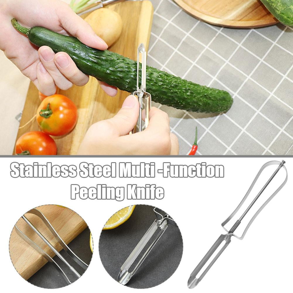 Swivel Vegetable Peeler for Potatoes and Carrots, Stainless Steel - Image 6