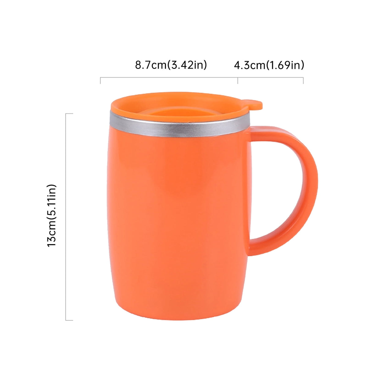 Vacuum-Insulated Travel Tumbler, 20 oz, with Handle and Sealed Lid - Image 3