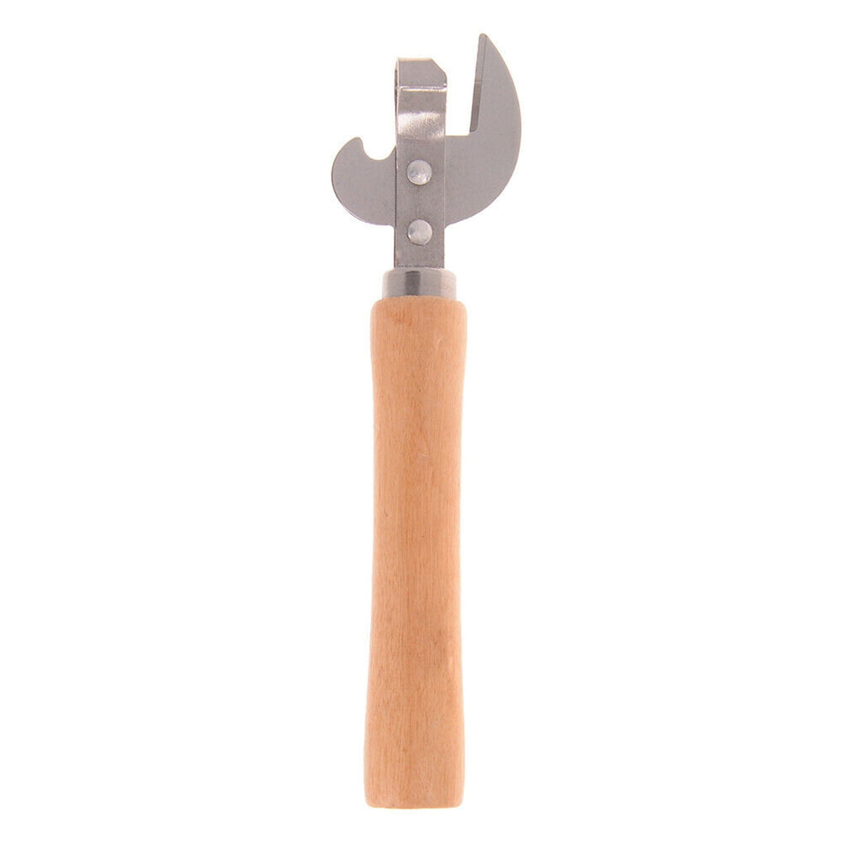 Manual Side-Cut Can Opener with Wooden Handle, 15.4 cm - Image 5