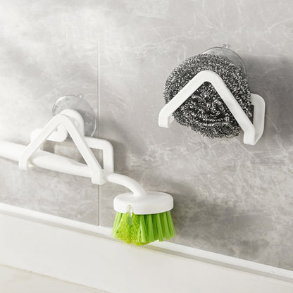 Suction Cup Sponge Holders for the Sink, White Plastic, 2 Pack - Image 5