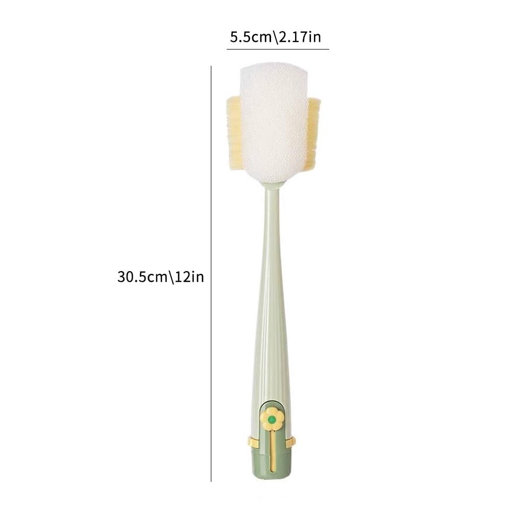 Five-in-One Bottle Cleaning Brush with Straw and Lid Tools - Image 3