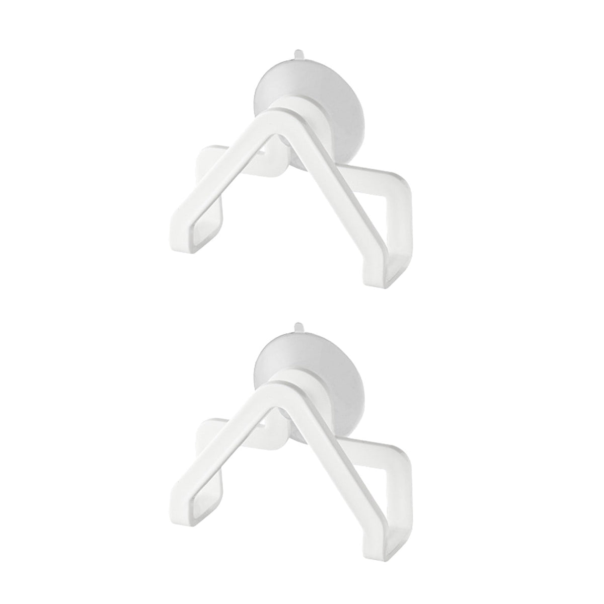Suction Cup Sponge Holders for the Sink, White Plastic, 2 Pack