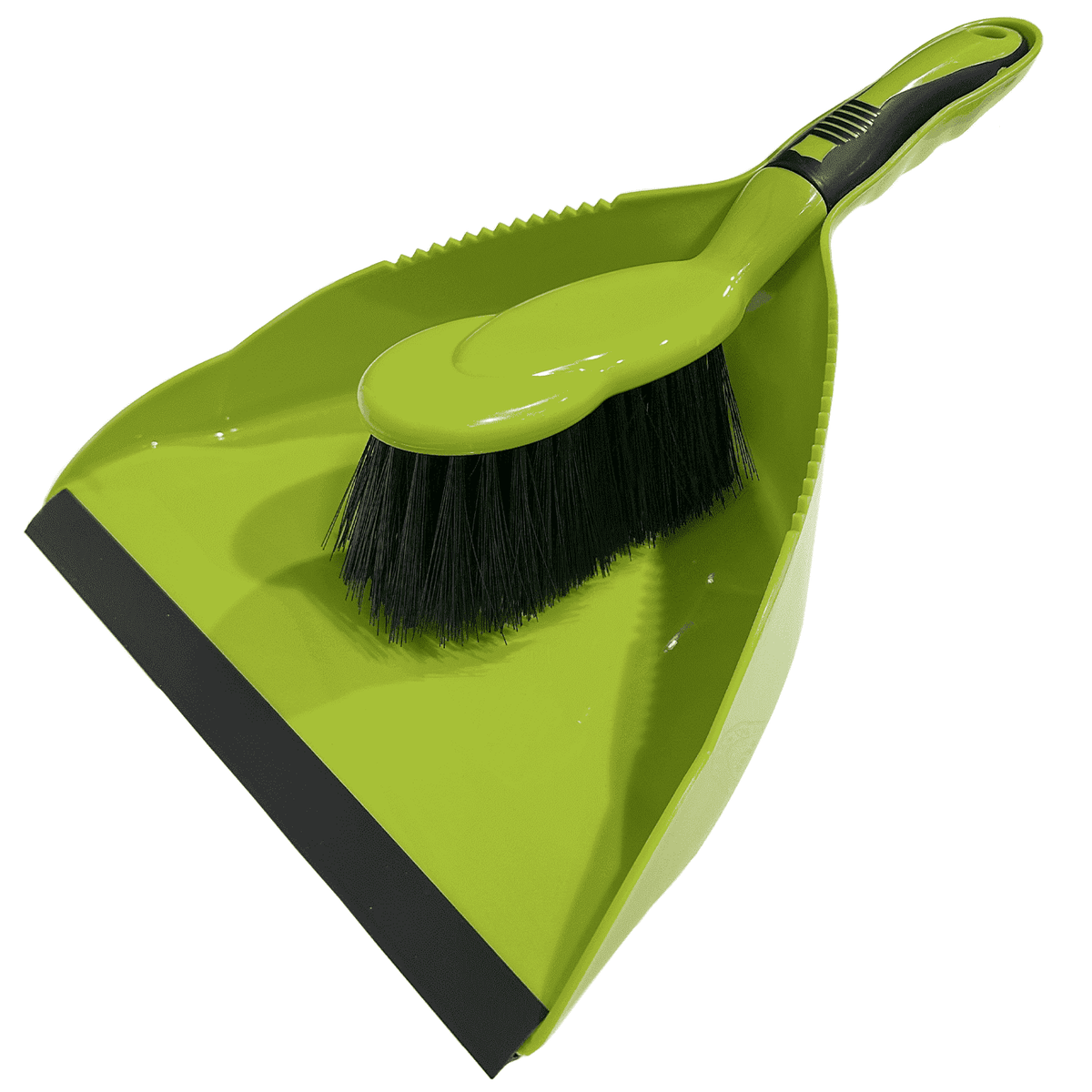 Hand Broom and Dustpan Set with Snap-In Brush, 13.4 Inch