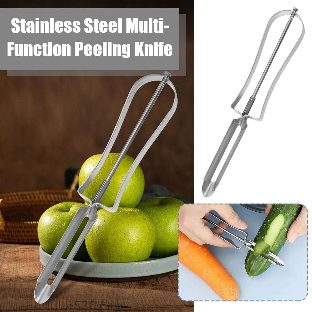 Swivel Vegetable Peeler for Potatoes and Carrots, Stainless Steel - Image 4