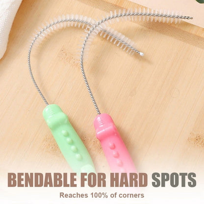 Reusable Straw Brush, 9 Inch, for Tumbler Lids and Narrow Tubes - Image 4