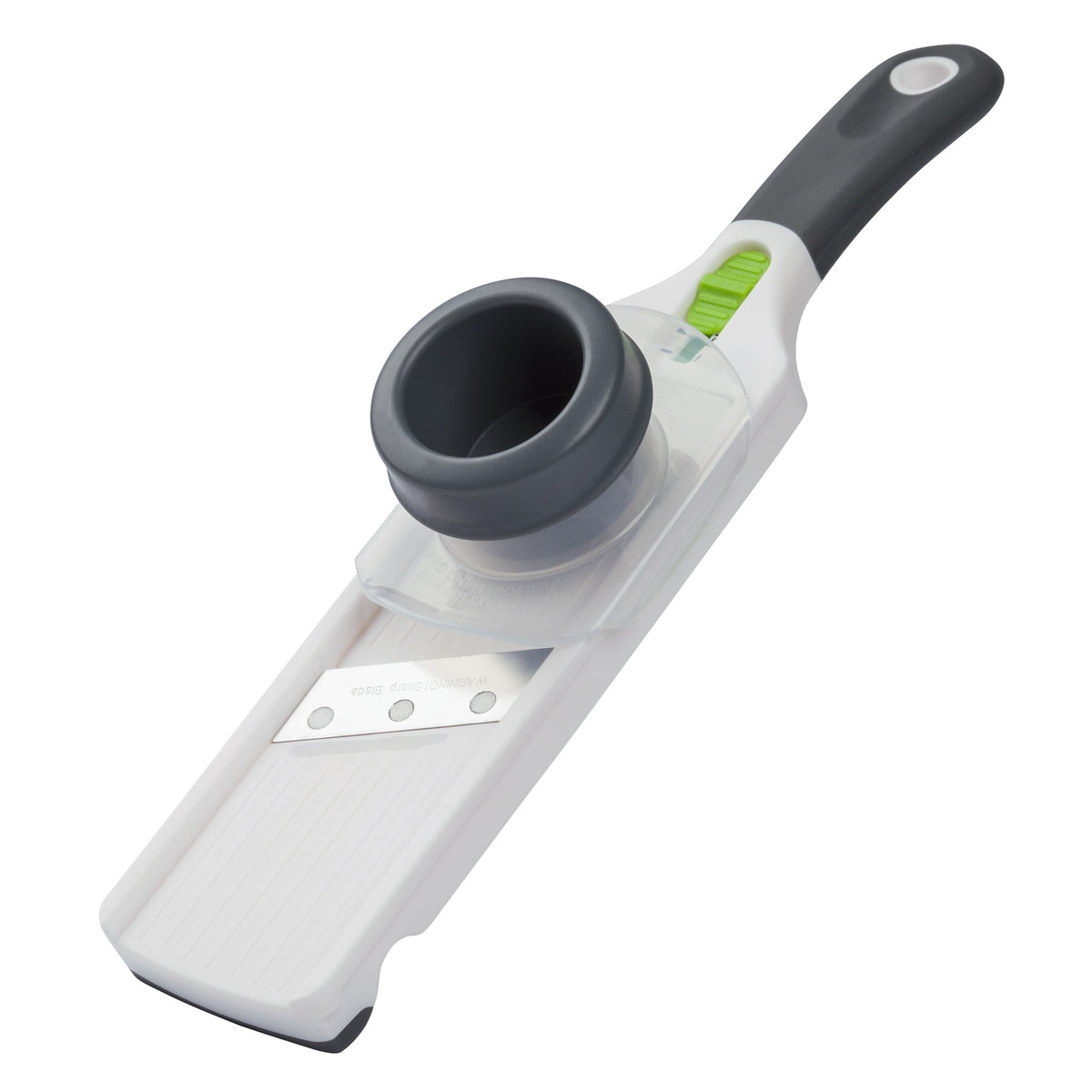 Mini Mandoline Slicer with Adjustable Dial and Safety Guard