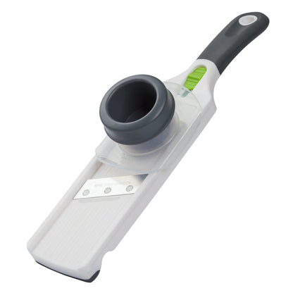 Mini Mandoline Slicer with Adjustable Dial and Safety Guard