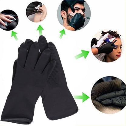 Thick Rubber Cleaning Gloves, Reusable and Waterproof, One Pair - Image 5