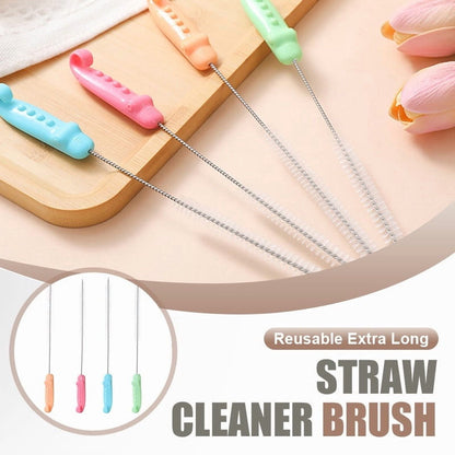 Reusable Straw Brush, 9 Inch, for Tumbler Lids and Narrow Tubes - Image 2