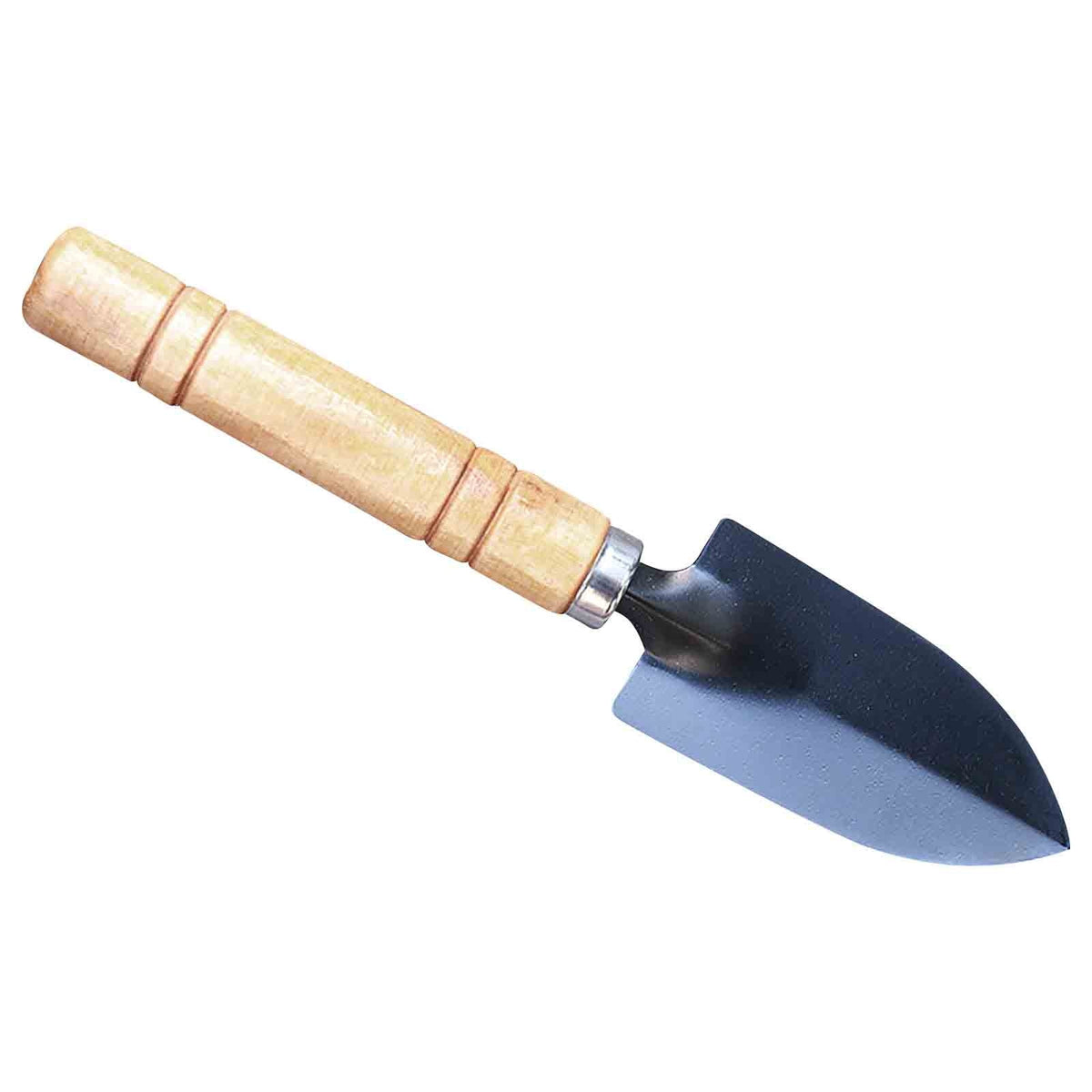 Hand Trowel with Wooden Handle, Stainless Steel Blade, 6.7 Inch
