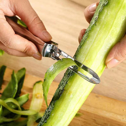 Swivel Vegetable Peeler for Potatoes and Carrots, Stainless Steel - Image 5