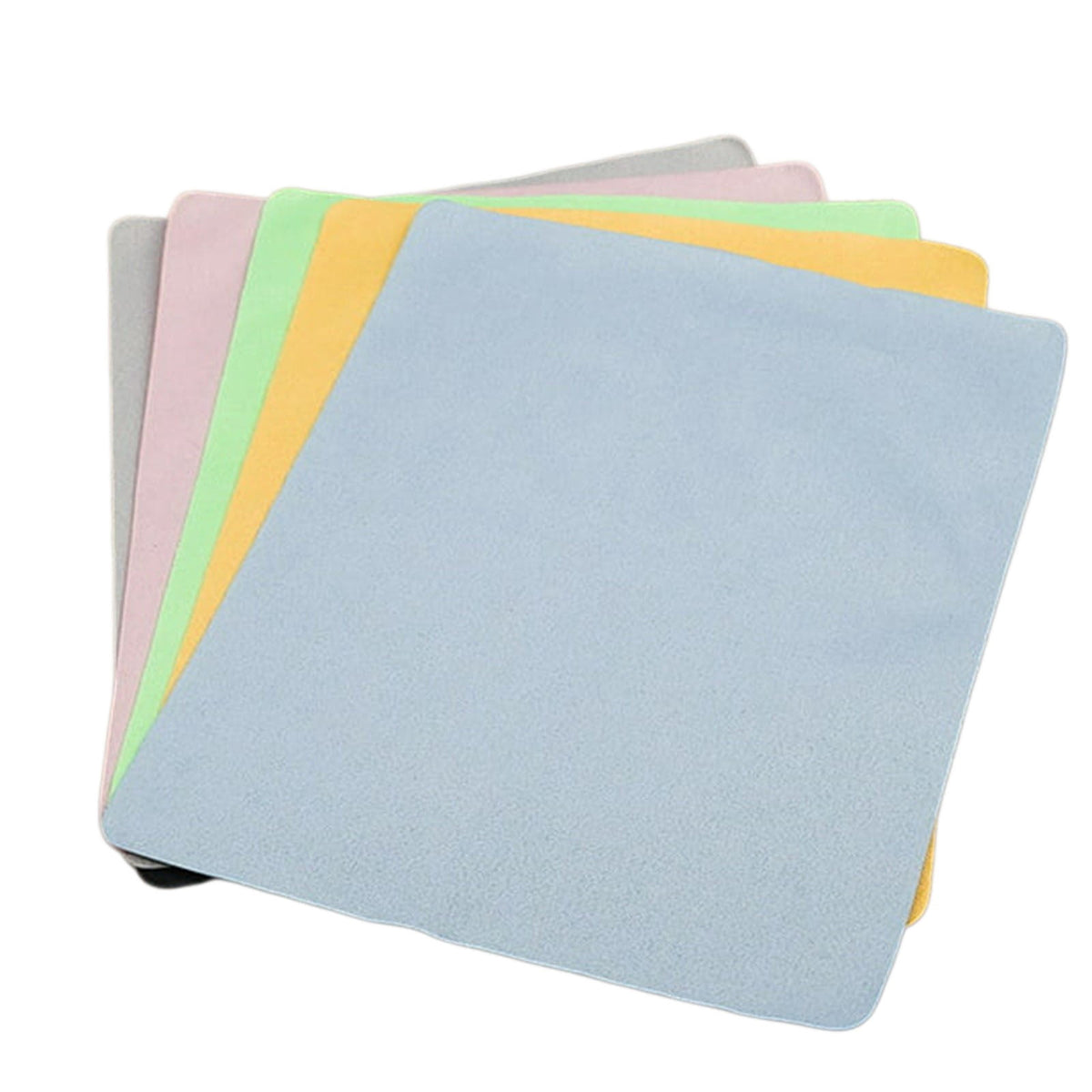Microfibre Lens Cloths for Glasses and Screens, 7 x 5.9 Inch, 5 Pack