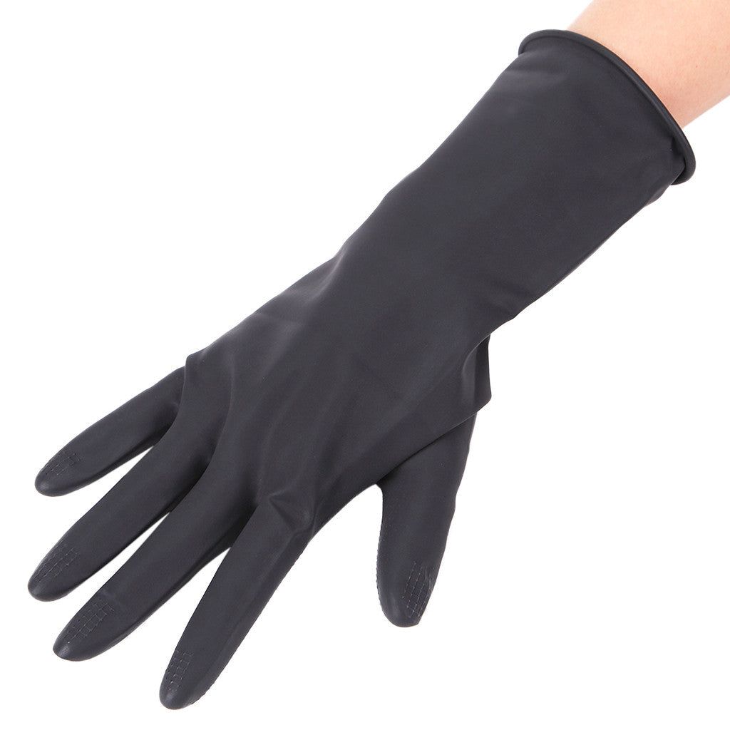 Thick Rubber Cleaning Gloves, Reusable and Waterproof, One Pair - Image 6