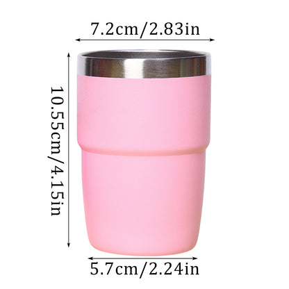 Insulated Coffee Mug with Leak-Proof Lid, Double-Wall Stainless Steel - Image 3