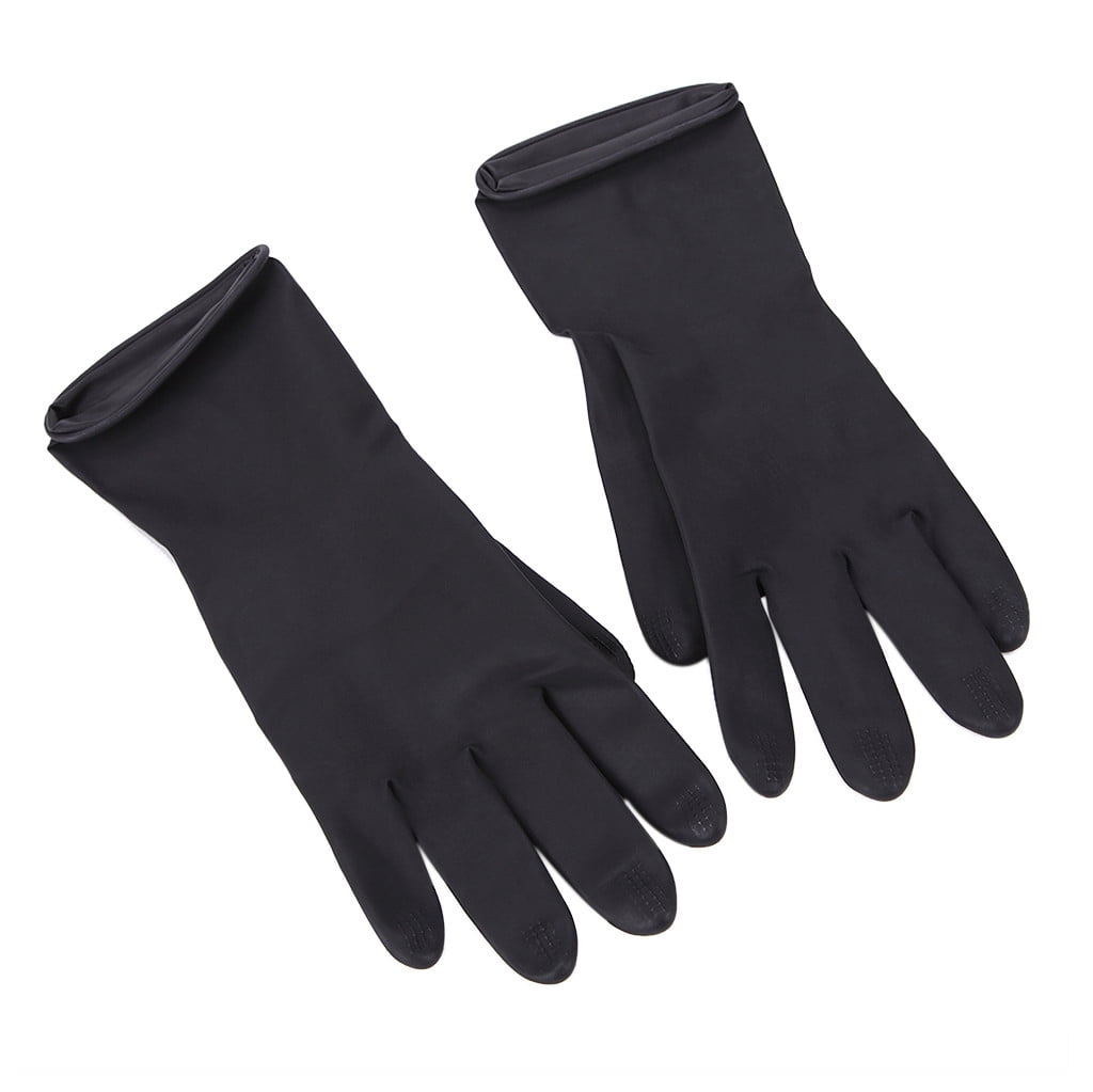 Thick Rubber Cleaning Gloves, Reusable and Waterproof, One Pair