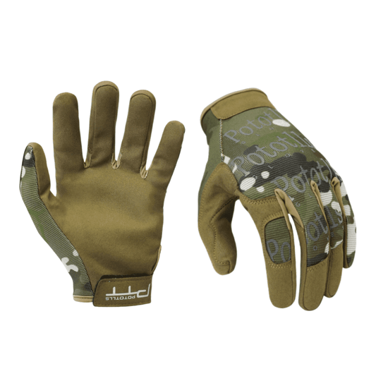 All-Season Work Gloves with Touchscreen Fingertips and Elastic Cuffs