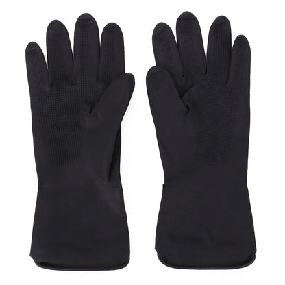 Thick Rubber Cleaning Gloves, Reusable and Waterproof, One Pair - Image 3