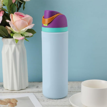 Silicone Bottle Boot for 24 oz Bottles, Anti-Slip Base Sleeve, White - Image 4